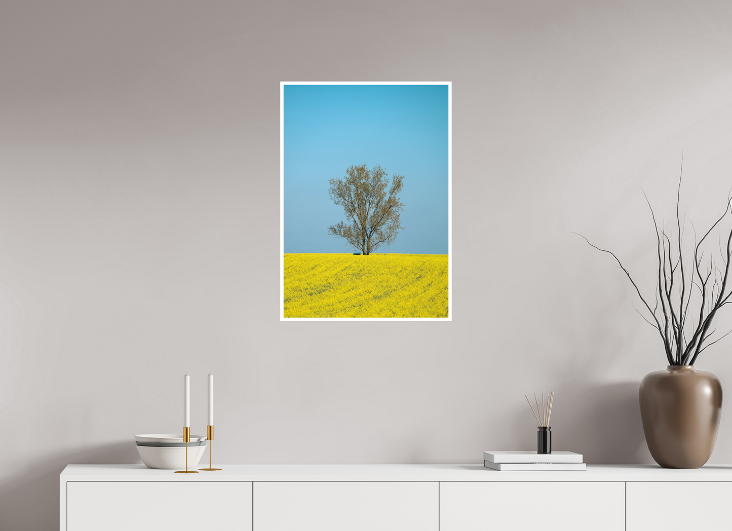 Solitary Tree in Spring