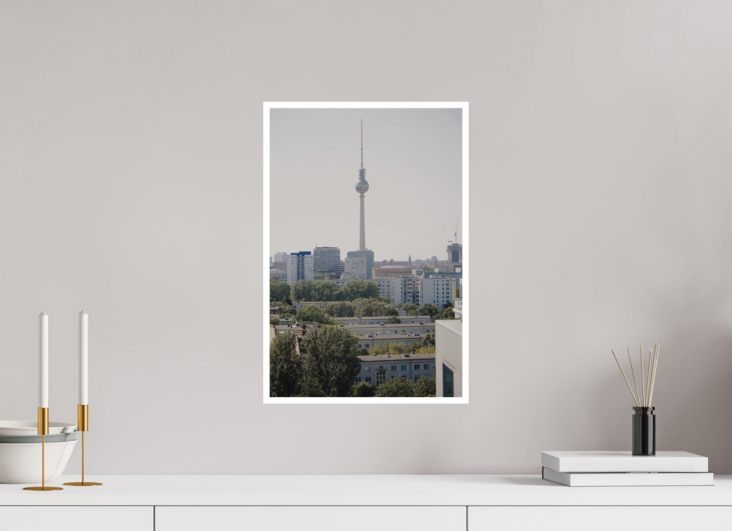 Berliner Fernsehturm City Skyline